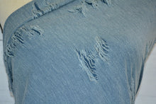 Load image into Gallery viewer, AGNES--DISTRESSED KNIT-----DENIM