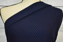 Load image into Gallery viewer, ALYSON--OVERSIZE WAFFLE KNIT--NAVY------SOLD OUT