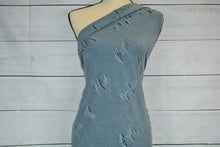 Load image into Gallery viewer, AGNES--DISTRESSED KNIT-----DENIM