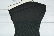 Load image into Gallery viewer, BRENDA--HONEYCOMB KNIT--BLACK
