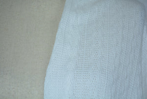 CHASITY--CABLE KNIT--IVORY