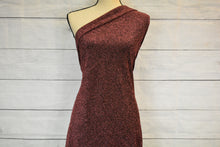 Load image into Gallery viewer, CHRISTINA--FRENCH TERRY WITH METALLIC LUREX--DARK MAUVE