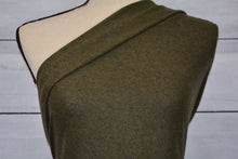 Load image into Gallery viewer, JANELLE--STRETCH FLEECE--HEATHERED OLIVE--BABY SKIN SOFT