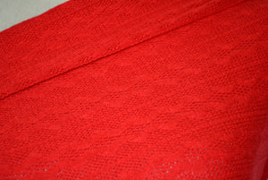 JULIE--CABLE KNIT--RED